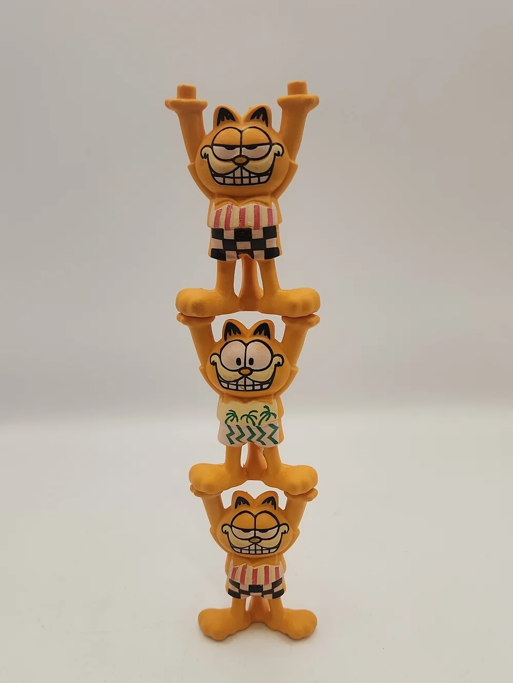 Vintage Garfield PVC Stackable Figures Lot United‎ Feature Syndicate 1978 1981
